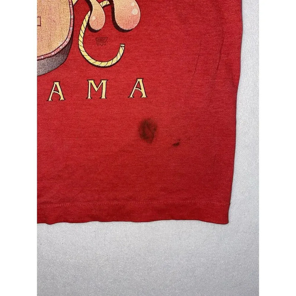 Vintage Alabama Band Shirt Concert Tour‎ 90s Single Stitch Country Red Mens XL - Picture 3 of 8